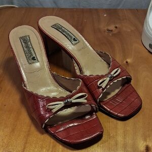 Brighton Red Heels Size 9